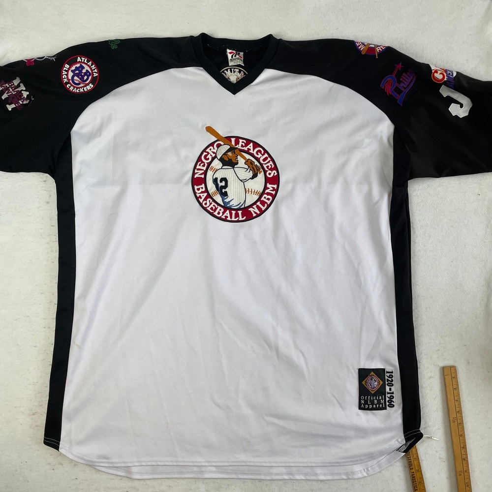 Headgear Negro Leagues Baseball Museum Jersey Mens 5XL V-Neck Patches